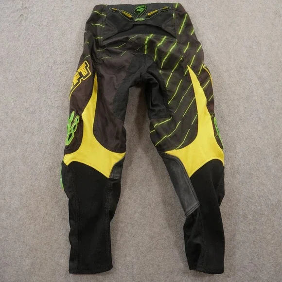 Shift Racing Faction Pants Mens 28 Black MX Motocross Dirt Bike Motorcycle - Picture 2 of 12